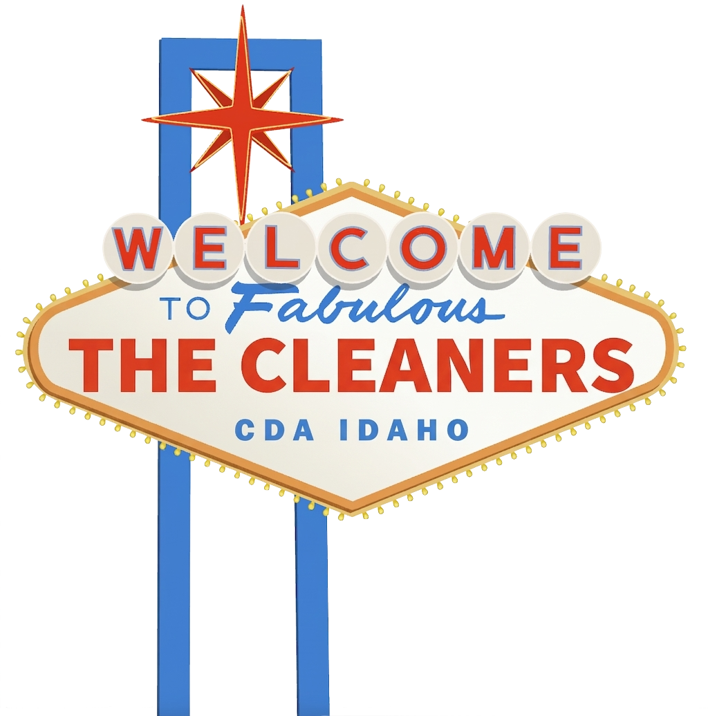 Vintage roadside sign for The Cleaners